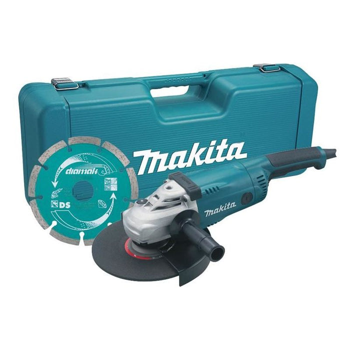 Makita GA9020KD 230mm Angle Grinder with Case & Diamond Wheel 2000W 110V Makita - Town Tools