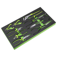 Siegen Siegen Pliers Set with Tool Tray 9pc S01277