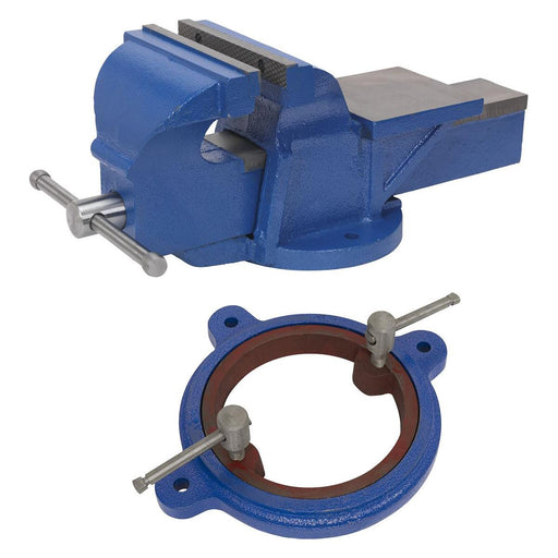 Sealey Heavy-Duty Professional Vice with Swivel Base 200mm CVXTB200COMBO Sealey - Town Tools 