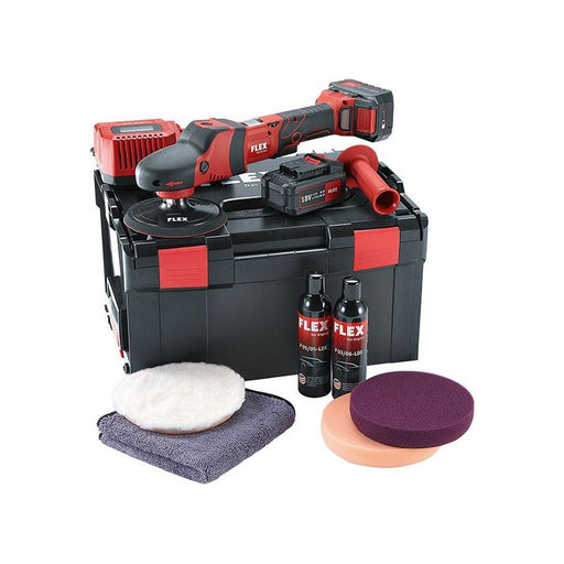 Flex Power Tools Rotary Polisher 150mm 18V 2 x 5.0Ah Li-ion Flex Power Tools - Town Tools
