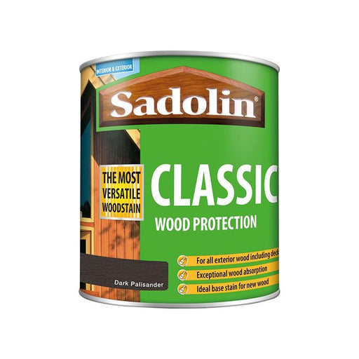 Sadolin Classic Wood Protection Dark Palisander 1 litre Sadolin - Town Tools