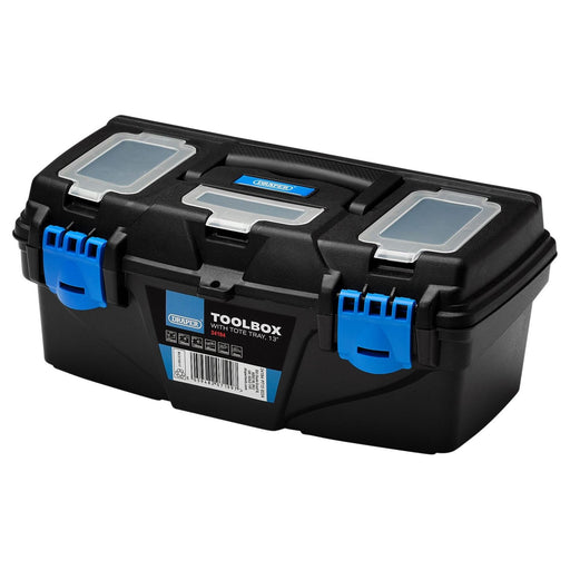 Draper Plastic Toolbox with Tote Tray, 13" Draper - Town Tools