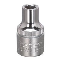 Sealey WallDrive Socket 8mm 1/2"Sq Drive S1208