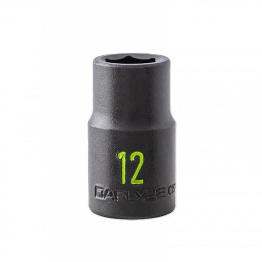 Carlyle Tools 1/2 Drive 12mm 6 Point Standard Imp Socket - image 1
