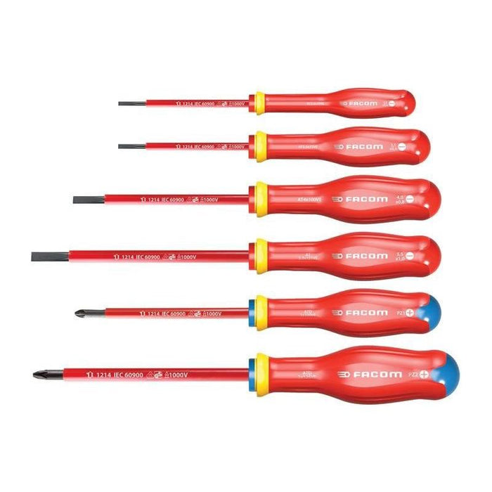 Facom Protwist® VDE Screwdriver Set, 6 Piece Facom - Town Tools
