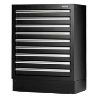 Draper Bunker Modular Floor Cabinet, 9 Drawer, 680mm