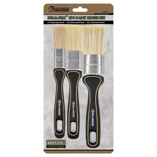 Draper Rollingdog Dual-Pro DP1000 Paint Brush Set (3 Piece) Draper - Town Tools