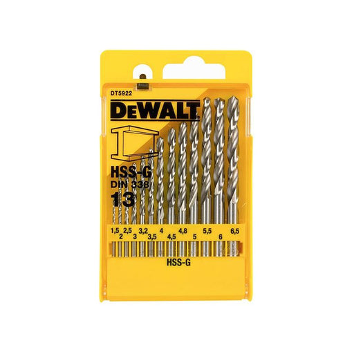 Dewalt Power Tools HSS-G Jobber Drill Bit Set, 13 Piece DeWALT Power Tools - Town Tools