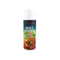 Plastikote Super Spray Matt White RAL 9016 400ml