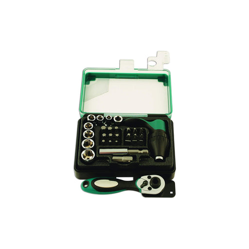 Kamasa Socket and Bit Set 1/4"D 30pc 56063 Kamasa - Town Tools 