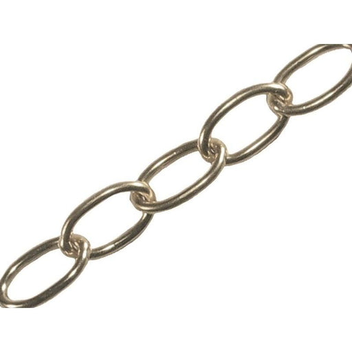 Faithfull Oval Chain 1.8mm x 10m Chrome Faithfull - Town Tools