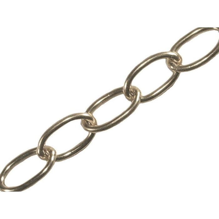 Faithfull Oval Chain 1.8mm x 10m Chrome Faithfull - Town Tools
