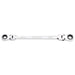 Draper HI-TORQ Metric Flexible Head Double Ring Ratchet Spanner, 8 x 9mm Draper - Town Tools