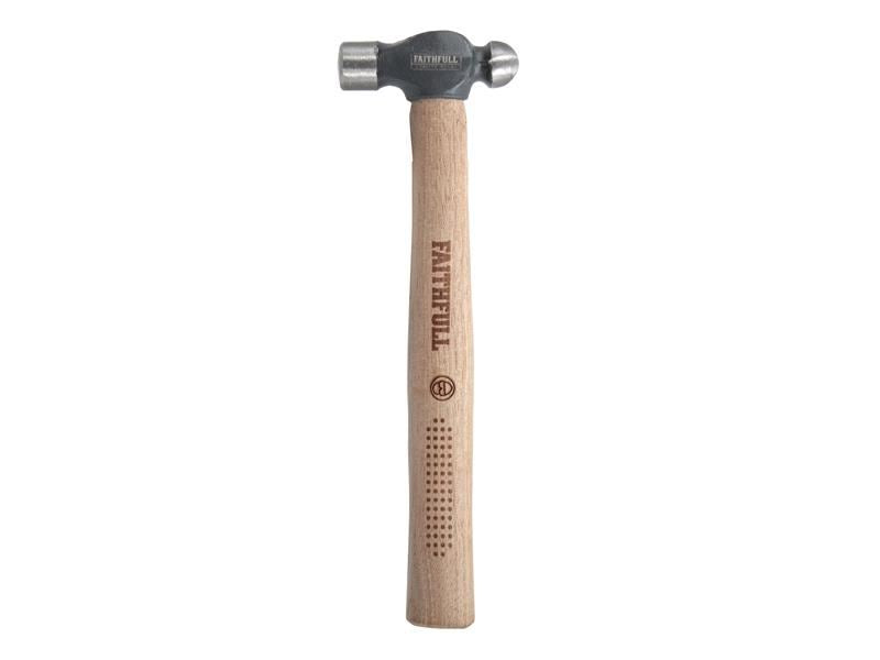 Faithfull FSC Hickory Ball Pein Hammer 340g (3/4 lb) Faithfull - Town Tools