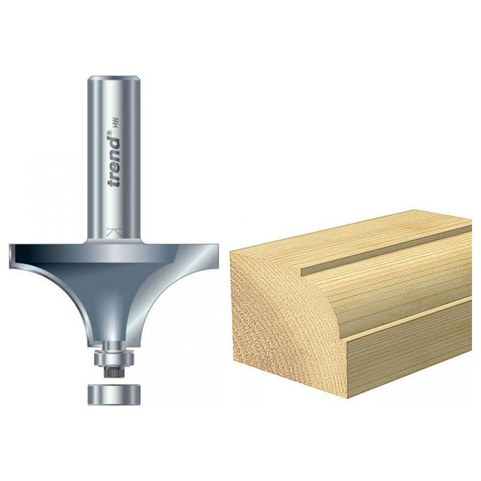 Trend 46/17 x 1/2 TCT Bearing Guided Ovolo & Round Over 19.1mm Radius Trend - Town Tools