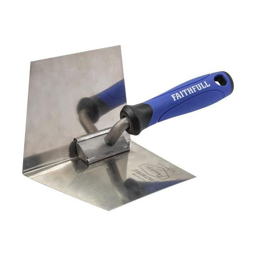 Faithfull Prestige Internal Corner Trowel 5 x 4in Faithfull - Town Tools