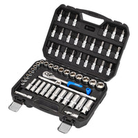 Draper Draper HI-TORQ Metric Socket and Bit Set, 3/8" Sq. Dr. (58 Piece)
