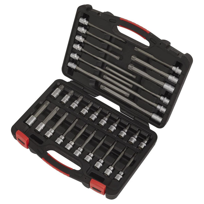 Sealey TRX-Star* Socket Bit Set 32pc 3/8"Sq Drive Platinum Series AK89001