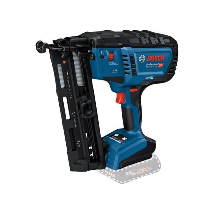 Bosch GNH18V-64-2M BL 16ga Finish Nailer Bare Bosch - Town Tools