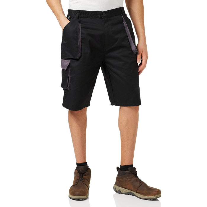 Portwest Texo Contrast Shorts - Black