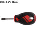 Teng Tools PH Screwdriver PH1 x 38mm XS Teng Tools - Town Tools 