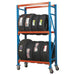 Sealey Two-Level Mobile Tyre Rack 200kg Capacity Per Level STR007 Sealey - Town Tools 