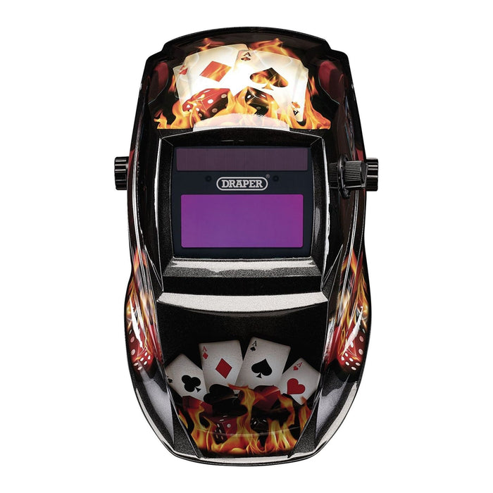 Draper Auto-Darkening Welding Helmet, Playing Cards 02515 Draper - Town Tools 