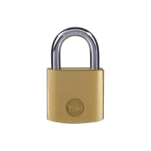 Yale Locks Brass Padlock 30mm Yale Locks - Town Tools