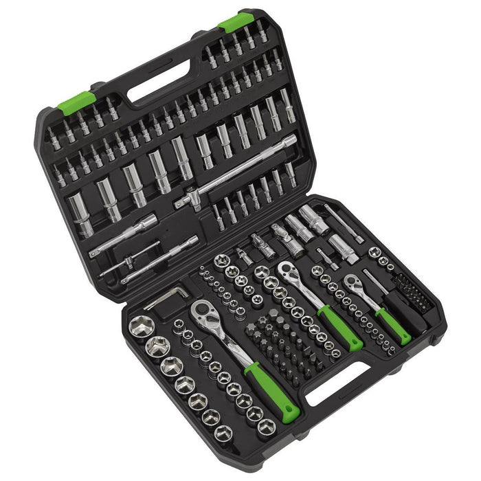 Sealey Socket Set 171pc 1/4" 3/8" & 1/2"Sq Drive WallDrive Metric S01211 Sealey - Town Tools 