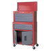 Sealey Topchest & Rollcab Combination 6 Drawer with Ball-Bearing Slides- Red Sealey - Town Tools 