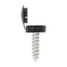Sealey Numberplate Screw & Flip Cap 4.2 x 19mm Black Pack of 50 NPBK50 Sealey - Town Tools 