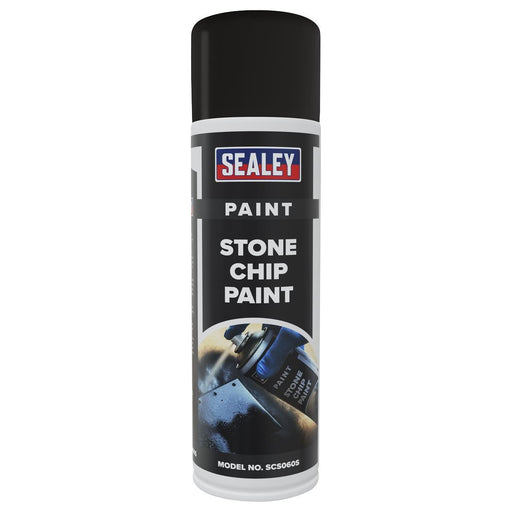 Sealey Stone Chip Paint 500ml Pack of 6 SCS060 Sealey - Town Tools 