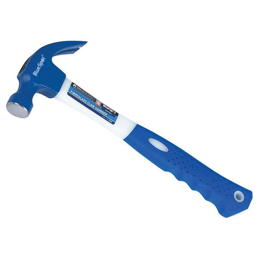 Bluespot Tools Claw Hammer Fibreglass Shaft 570g (20oz) BlueSpot Tools - Town Tools