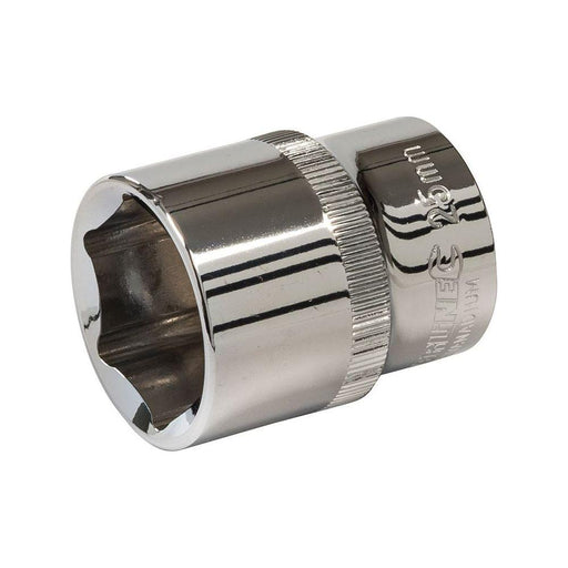 Silverline Socket 1/2" Drive 6pt Metric 25mm Silverline - Town Tools 