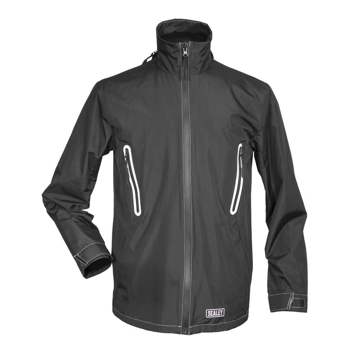 Sealey 5V Heated Rain Jacket with Power Bank 10Ah - Large HJ03KIT Sealey - Town Tools 