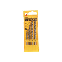 Dewalt Power Tools Masonry Drill Set. 5 Piece