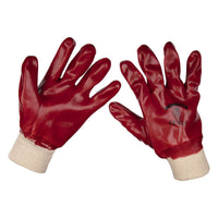 Worksafe Worksafe PVC Knit Wrist Gloves, X-Large - Pack of 12 Pairs 9106XL/12