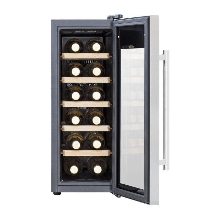 Baridi 12 Bottle Wine Fridge & Cooler - Stainless Steel DH74 Baridi - Town Tools 