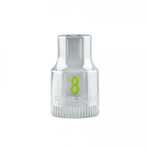 Carlyle Tools 3/8 Drive 8mm 6 Point Chrome Socket - image 1