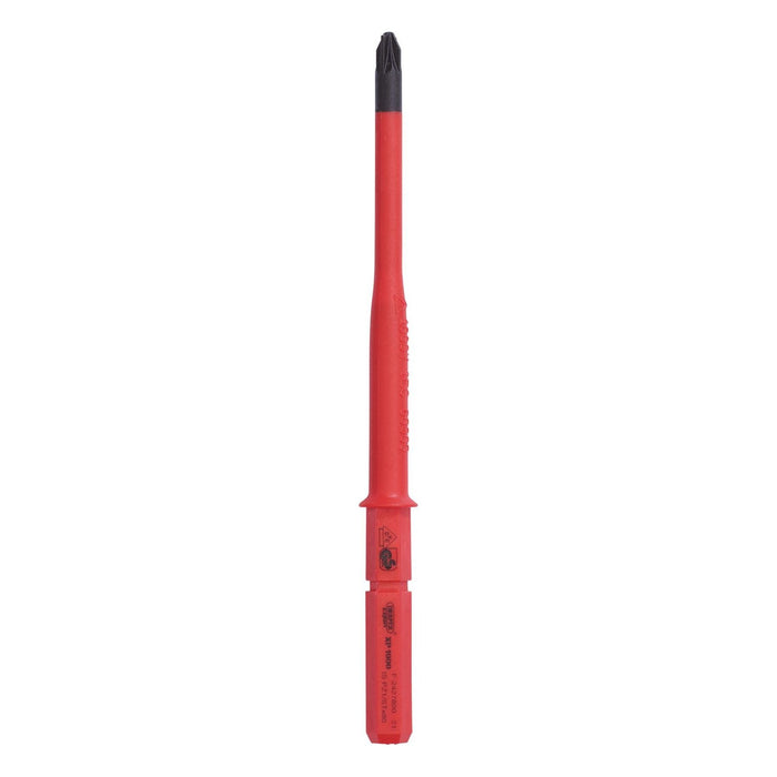 XP1000 VDE Slimline PZ/SL Type Interchangeable Screwdriver Blade, No.2 x 100mm Draper - Town Tools