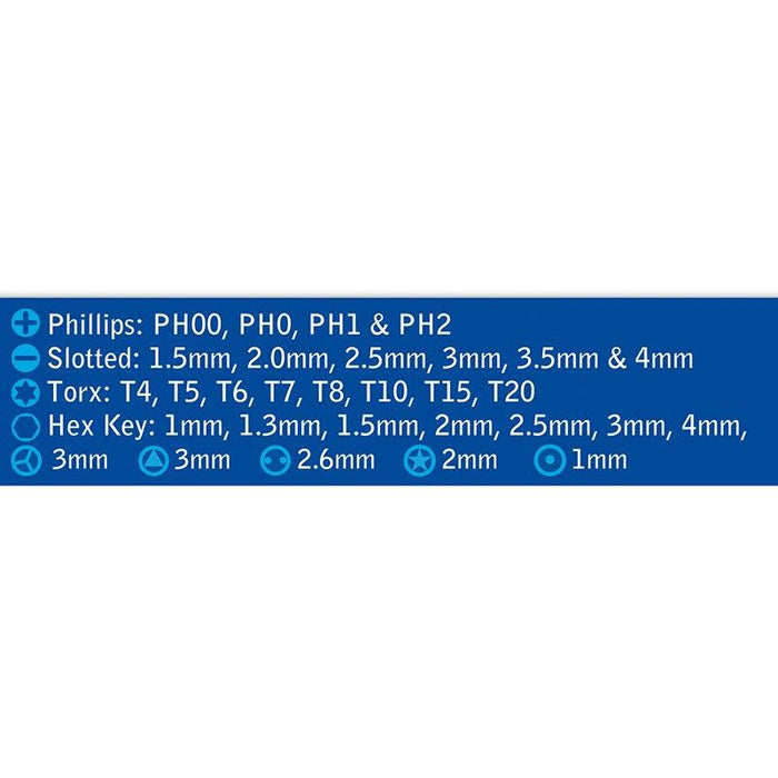 Bluespot Tools Precision Driver Set, 31 Piece BlueSpot Tools - Town Tools