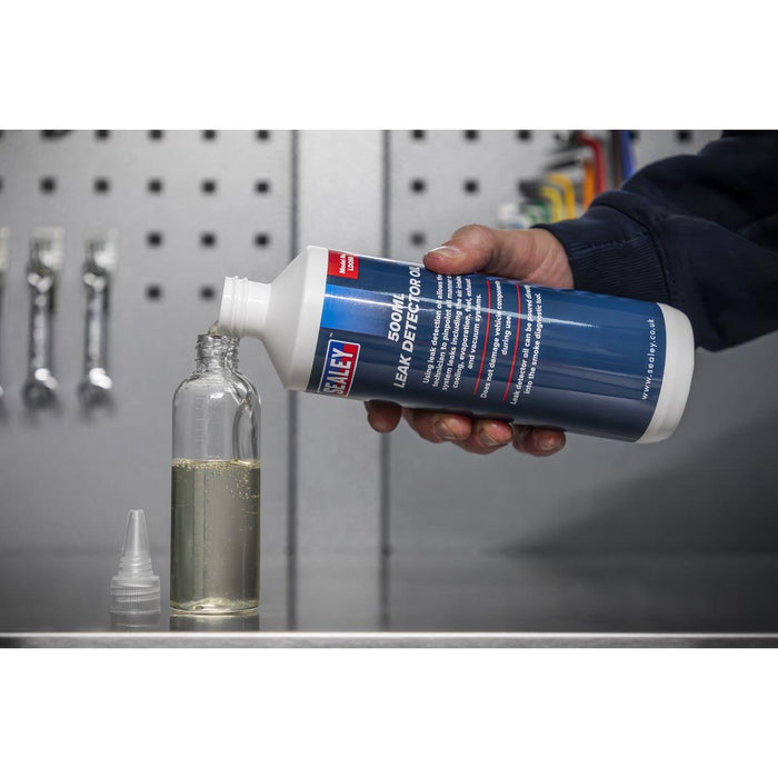 Sealey Leak Detector Oil 500ml LDO50 Sealey - Town Tools 