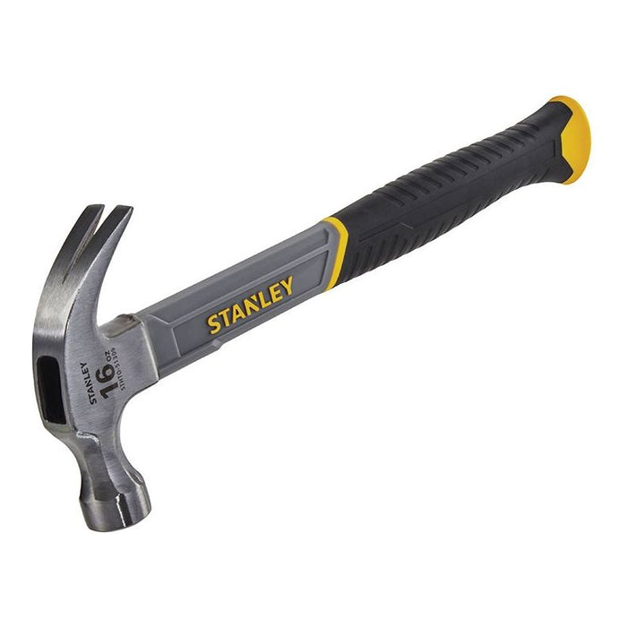 Stanley® Hand Tools Curved Claw Hammer Fibreglass Shaft 450g (16oz) STANLEY® Hand Tools - Town Tools