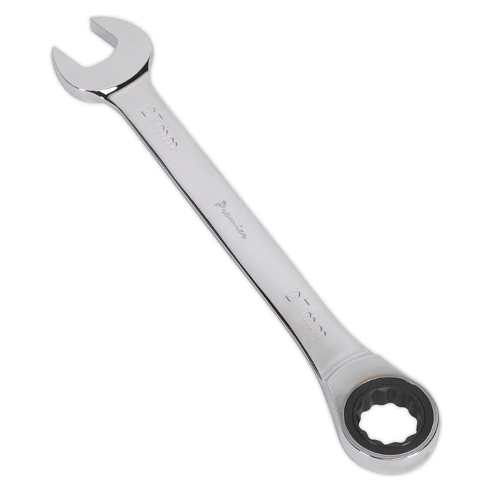 Sealey Ratchet Combination Spanner 27mm RCW27 Sealey - Town Tools 