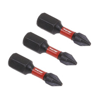 Sealey Phillips #1 Impact Power Tool Bits 25mm 3pc AK8204