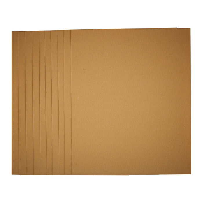 Draper General Purpose Sanding Sheets, 230 x 280mm, 100 Grit (Pack of 10) 37779 Draper - Town Tools 