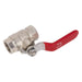 Sealey Lever Ball Valve 3/8"BSP (F) x 3/8"BSP (F) SA907 Sealey - Town Tools 