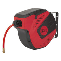 Sealey Air Hose Reel Auto-Rewind Control 10m8mm ID PU Hose SA821