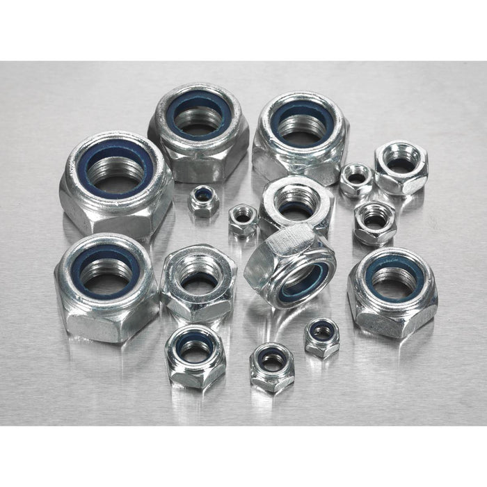 Sealey Nylon Locknut Assortment M4-M16 255pc AB033LN Sealey - Town Tools 