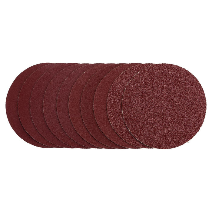 Draper Sanding Discs, 125mm, Hook & Loop, Assorted Grit - 40G, 80G, 120G, 240G ( Draper - Town Tools 